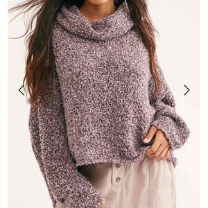 Free People purple sweater